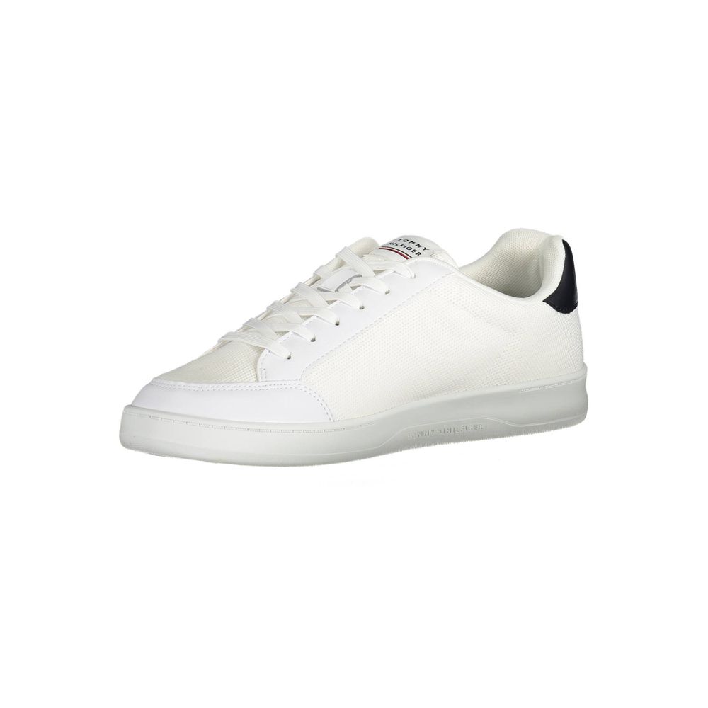 Baskets blanches en polyester Tommy Hilfiger