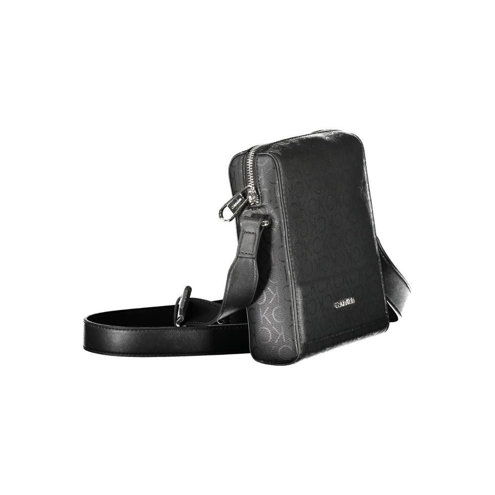 Sac à bandoulière en polyester noir Calvin Klein