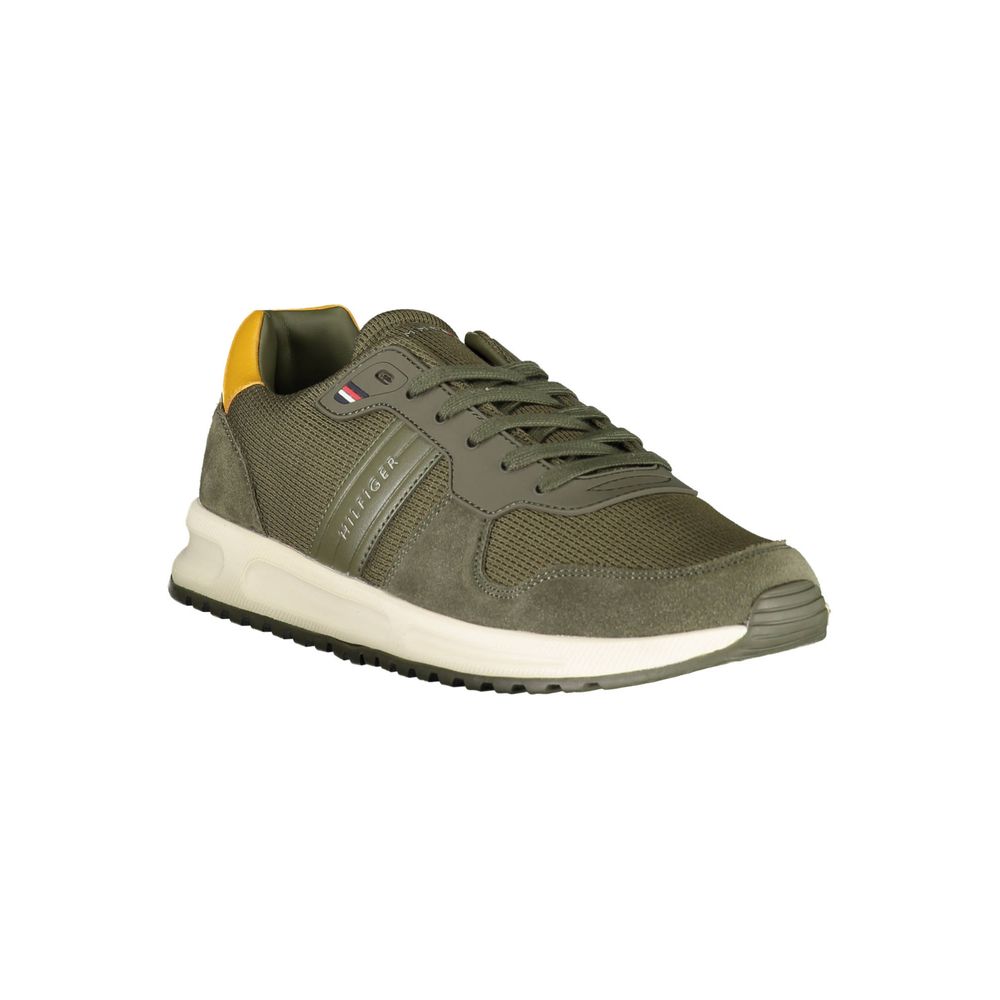 Baskets Tommy Hilfiger en polyester vert