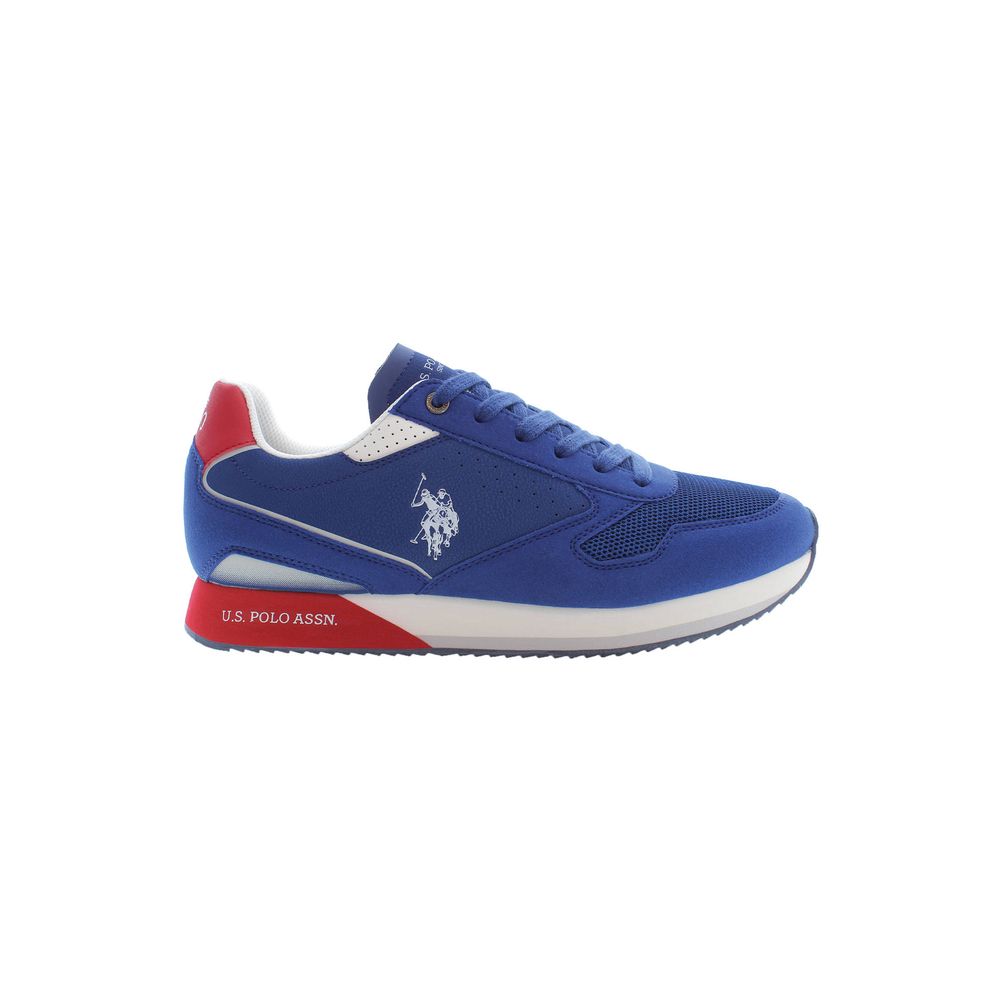 Baskets bleues en polyester US POLO ASSN.
