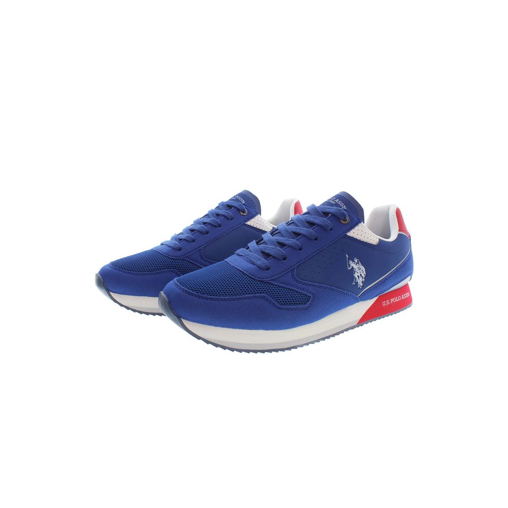 Baskets bleues en polyester US POLO ASSN.