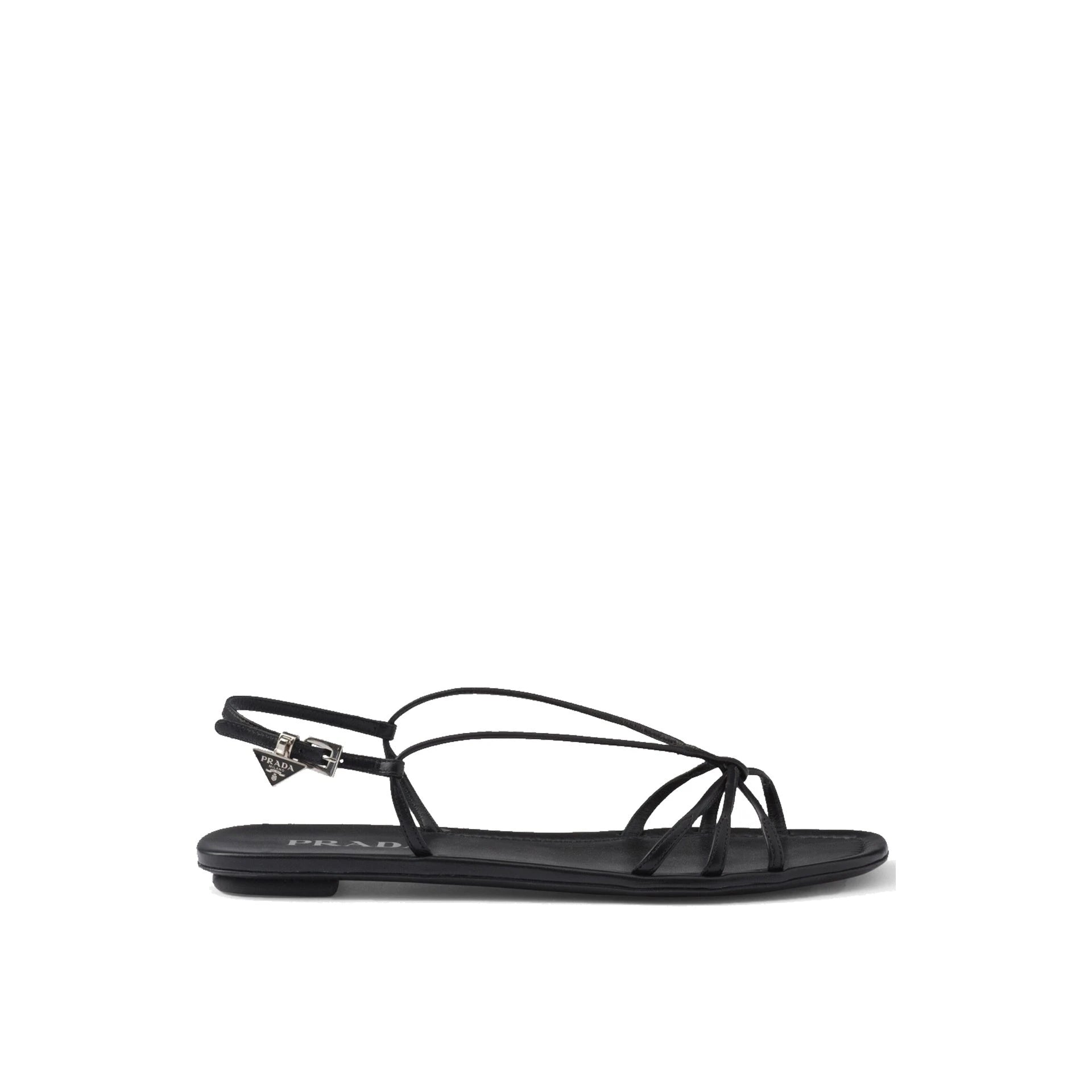 Prada Leather Flat Sandals
