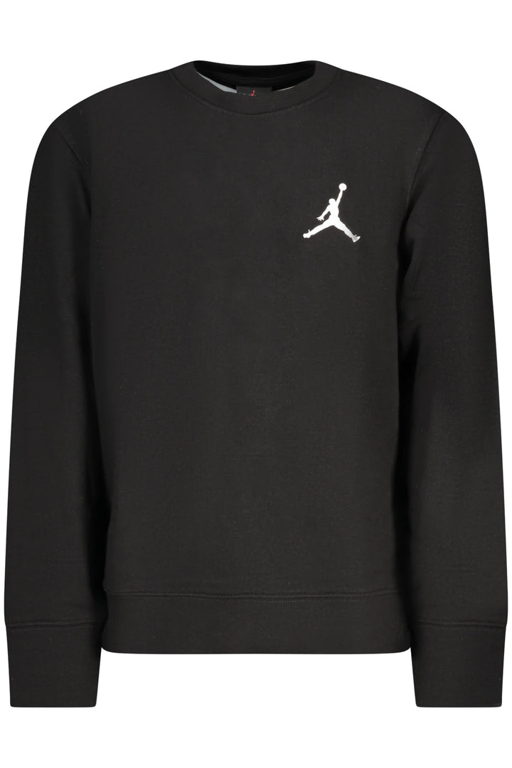 JORDAN KIDS  BLACK ZIP-UP SWEATSHIRT