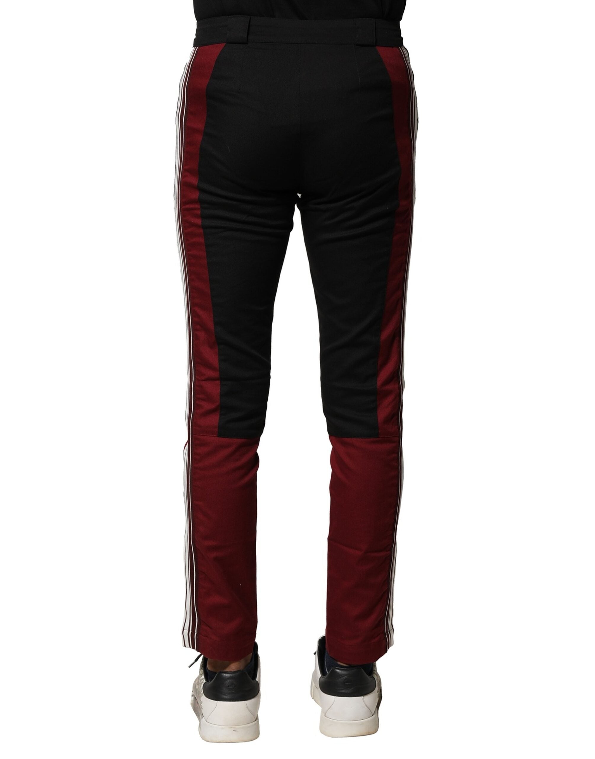 Pantalon de jogging en coton multicolore Dolce &amp; Gabbana pour homme