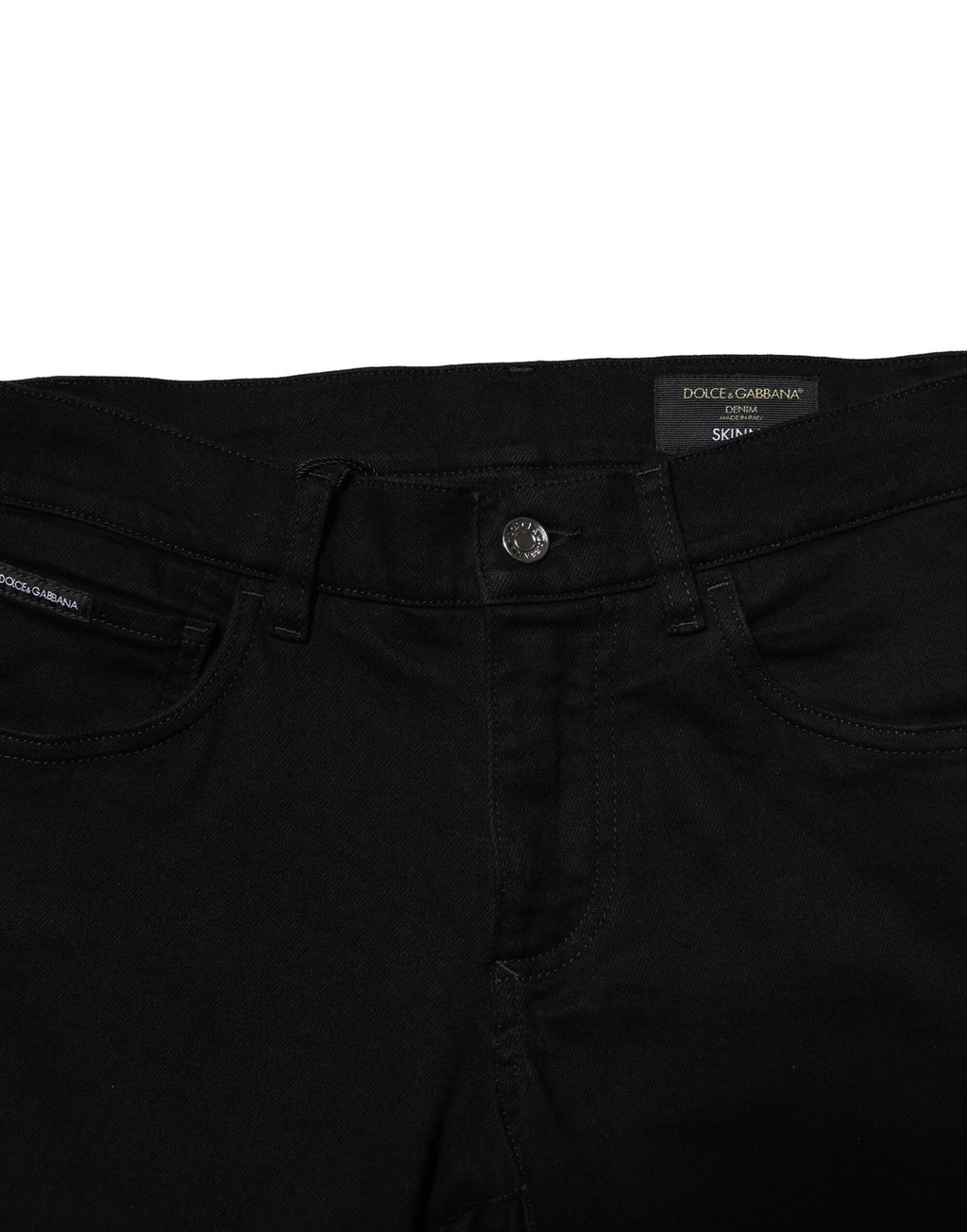 Dolce &amp; Gabbana Schwarze Skinny-Jeans aus Baumwollstretch für Herren
