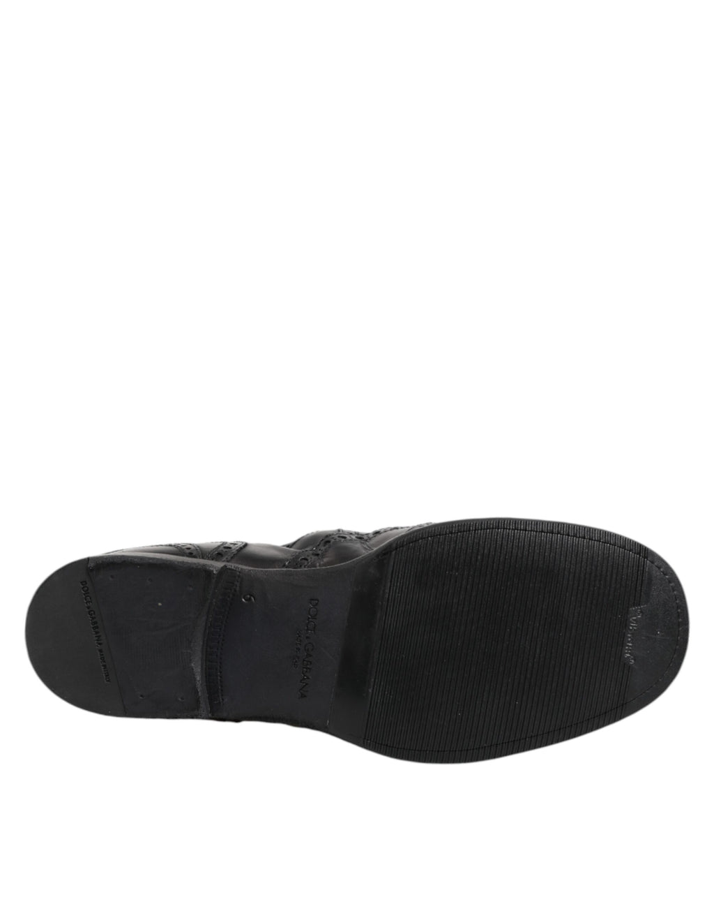 Dolce &amp; Gabbana – Schwarze Lederstiefeletten zum Hineinschlüpfen