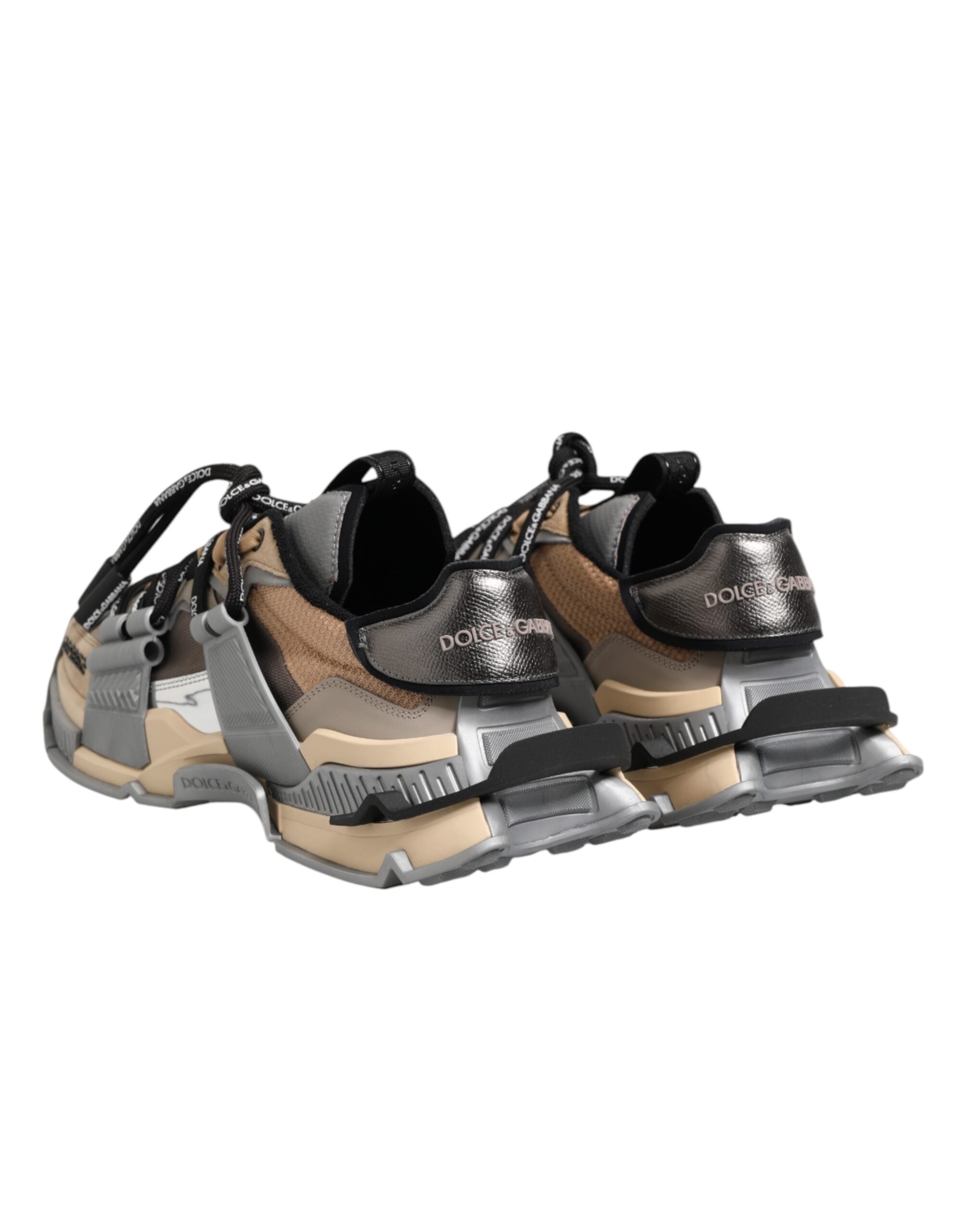 Dolce &amp; Gabbana – Mehrfarbige Space-Sneakers mit Einsätzen
