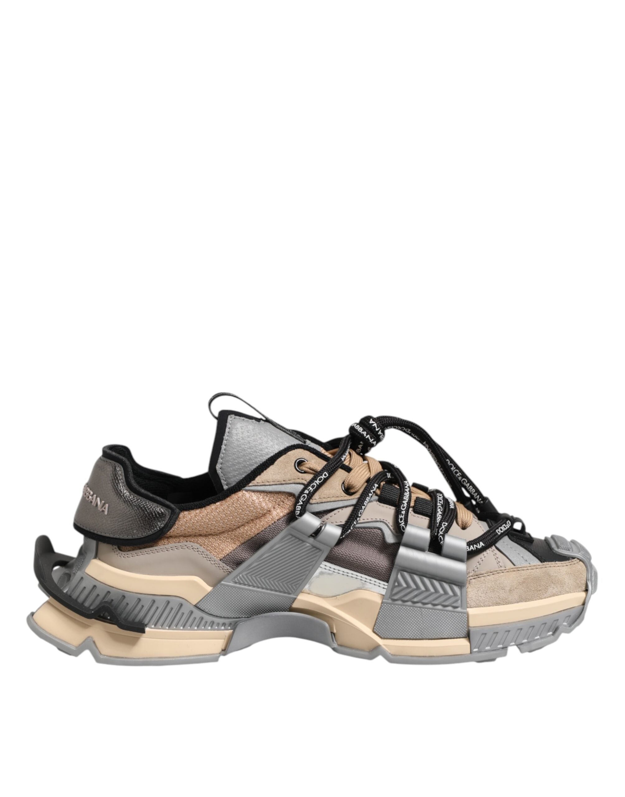Dolce &amp; Gabbana – Mehrfarbige Space-Sneakers mit Einsätzen