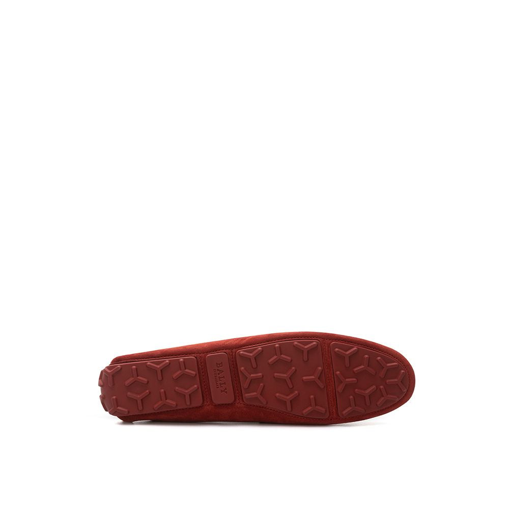 Bally Bordeaux Leather Loafer