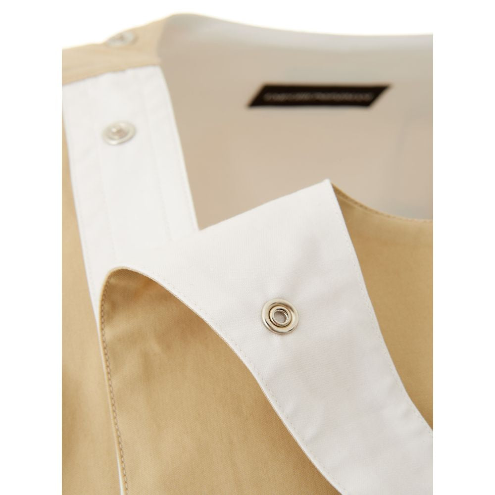 T-shirt en coton marron Emporio Armani