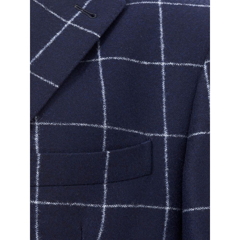 Veste en laine bleue Malo