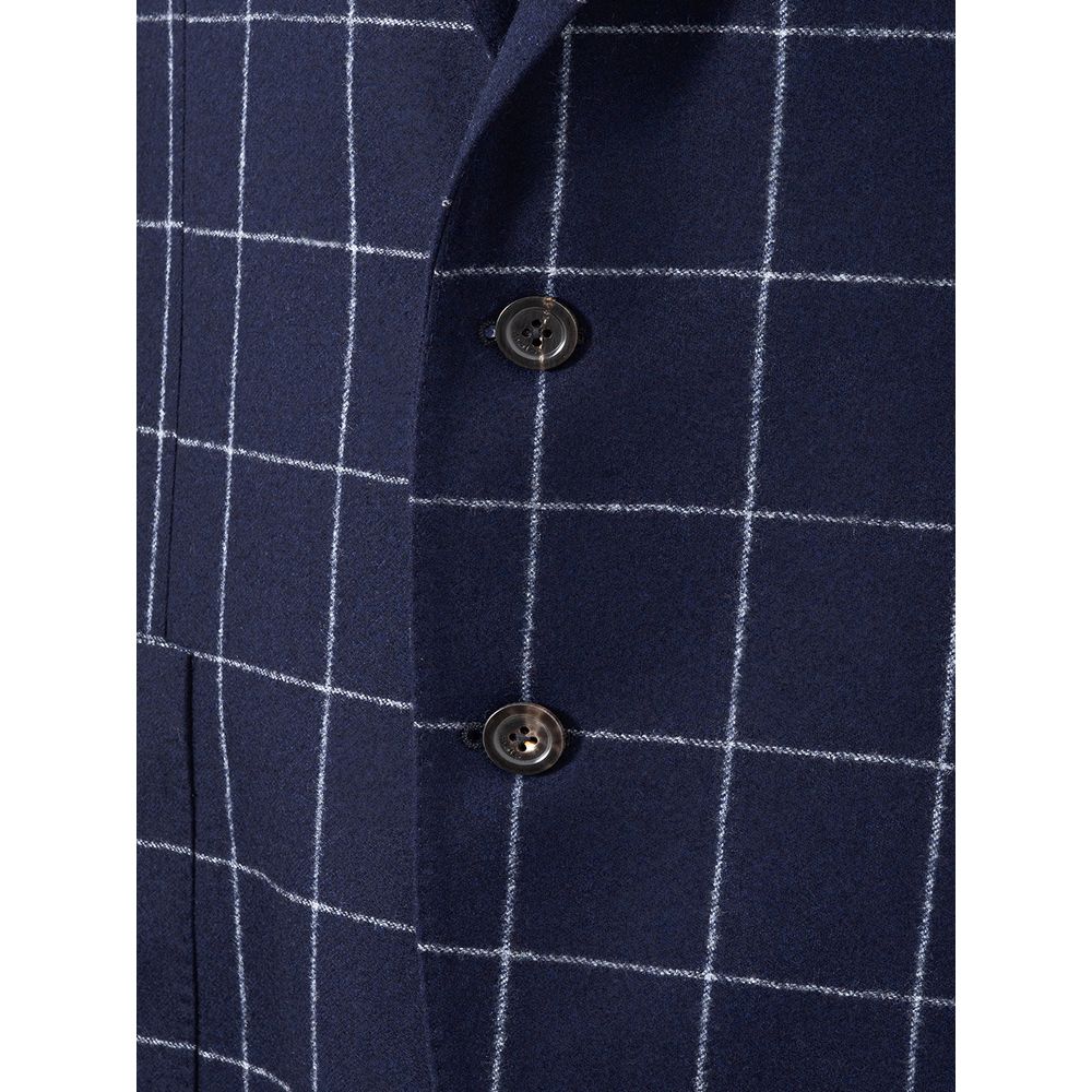 Veste en laine bleue Malo