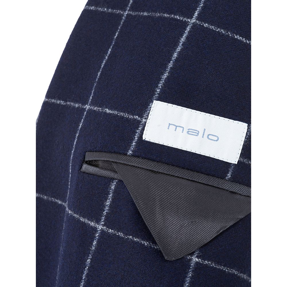 Veste en laine bleue Malo