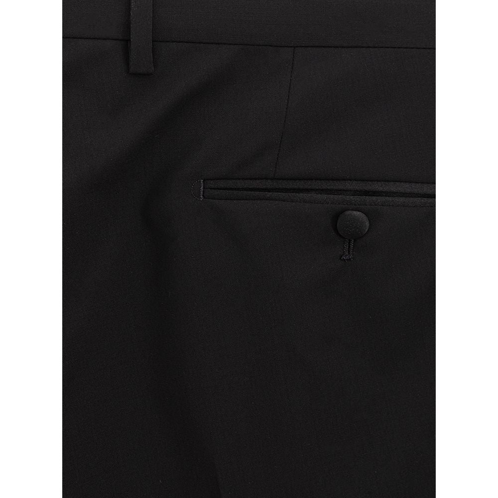 Jean et pantalon en laine noire Dolce &amp; Gabbana