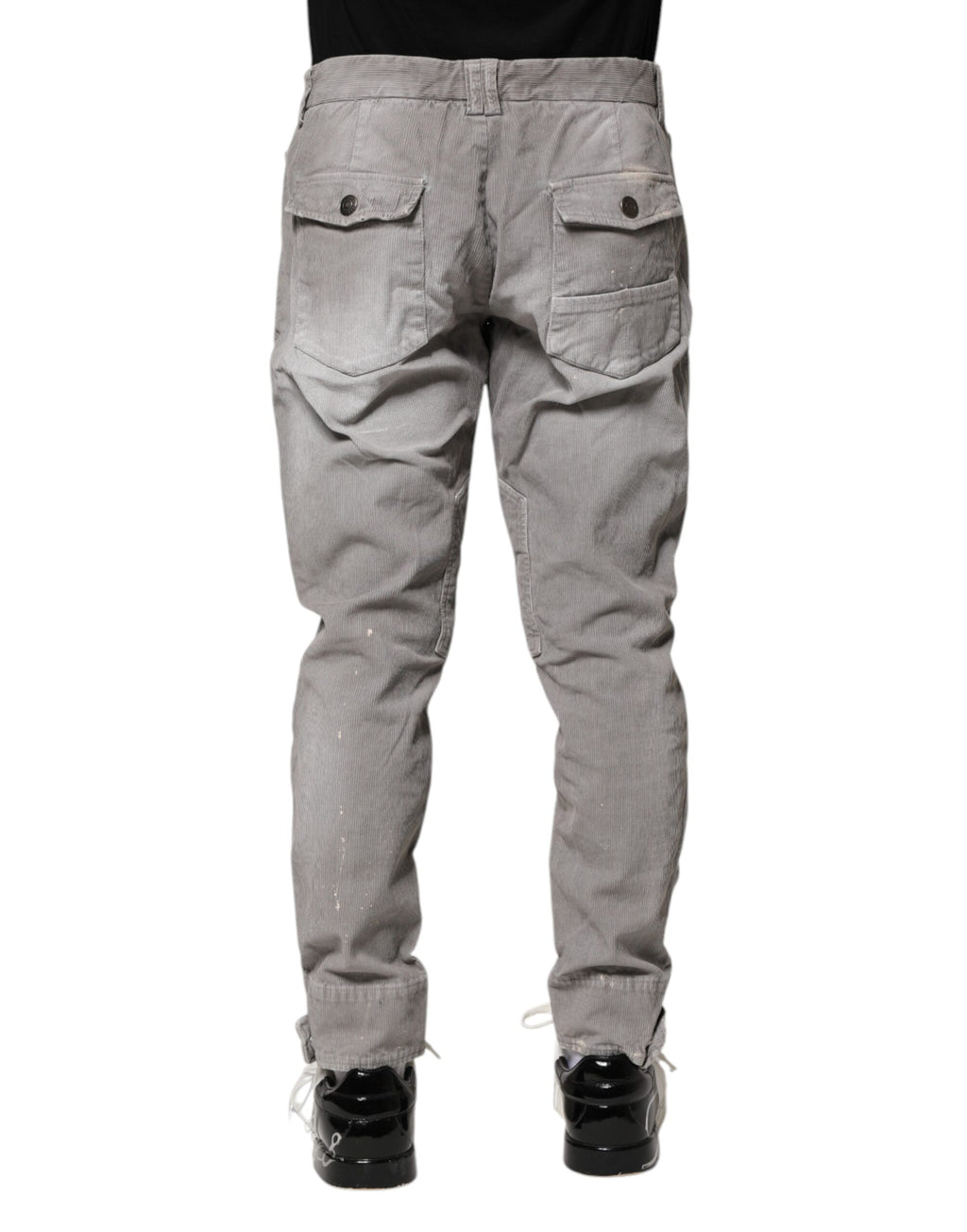 Jean skinny délavé gris clair Balmain pour homme