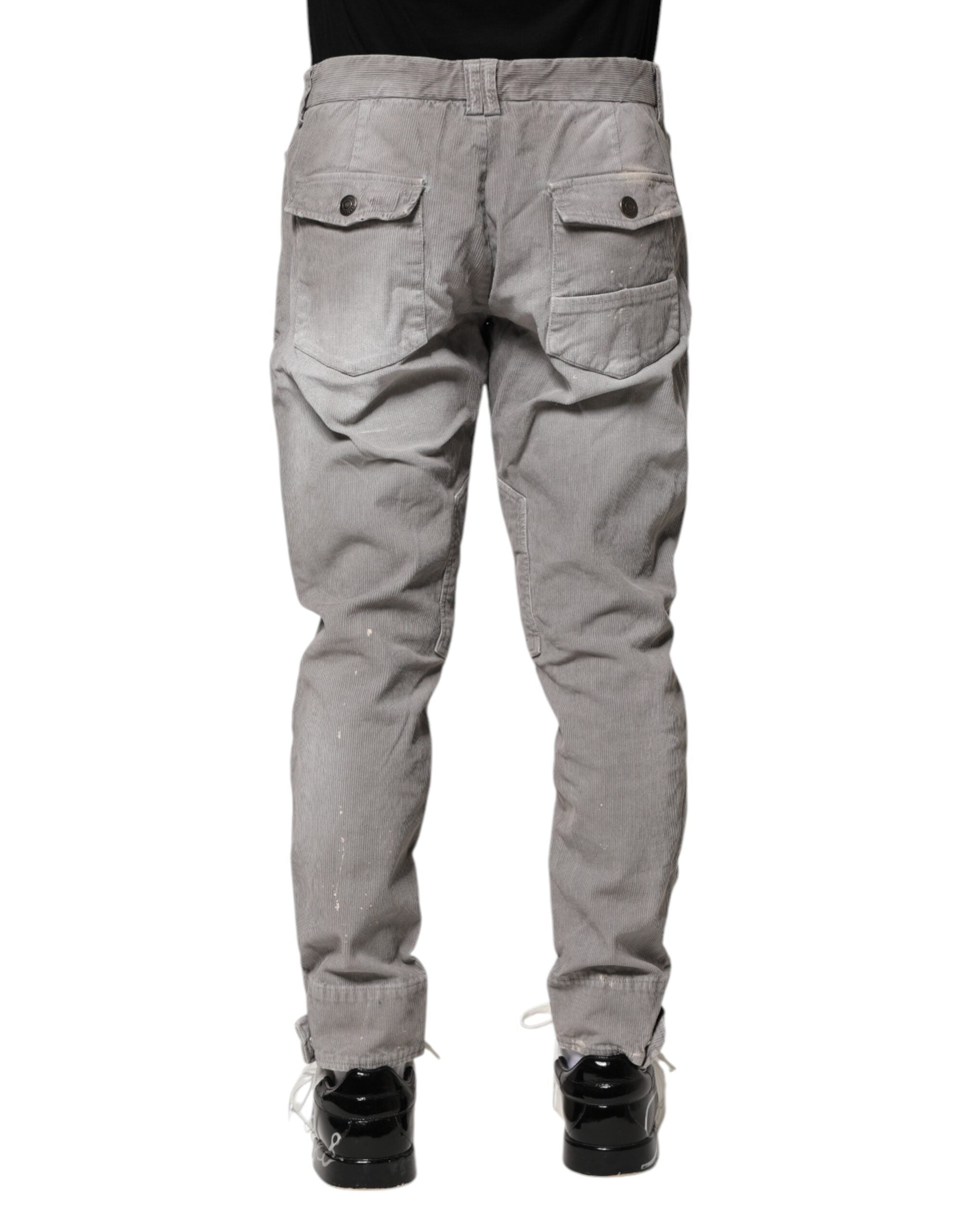 Jean skinny délavé gris clair Balmain pour homme