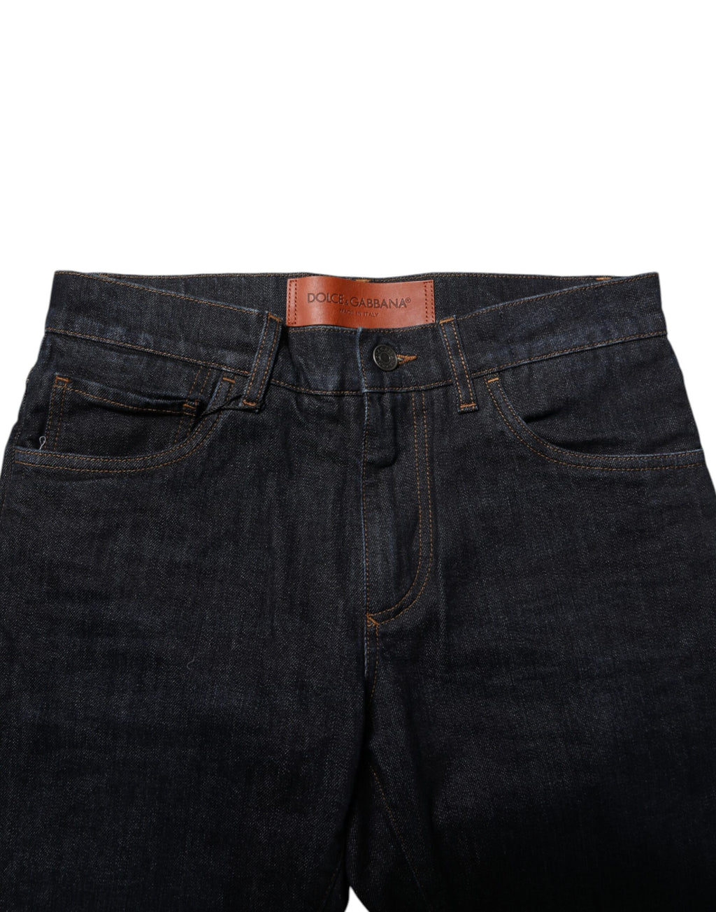 Jean skinny en coton noir Dolce &amp; Gabbana pour homme