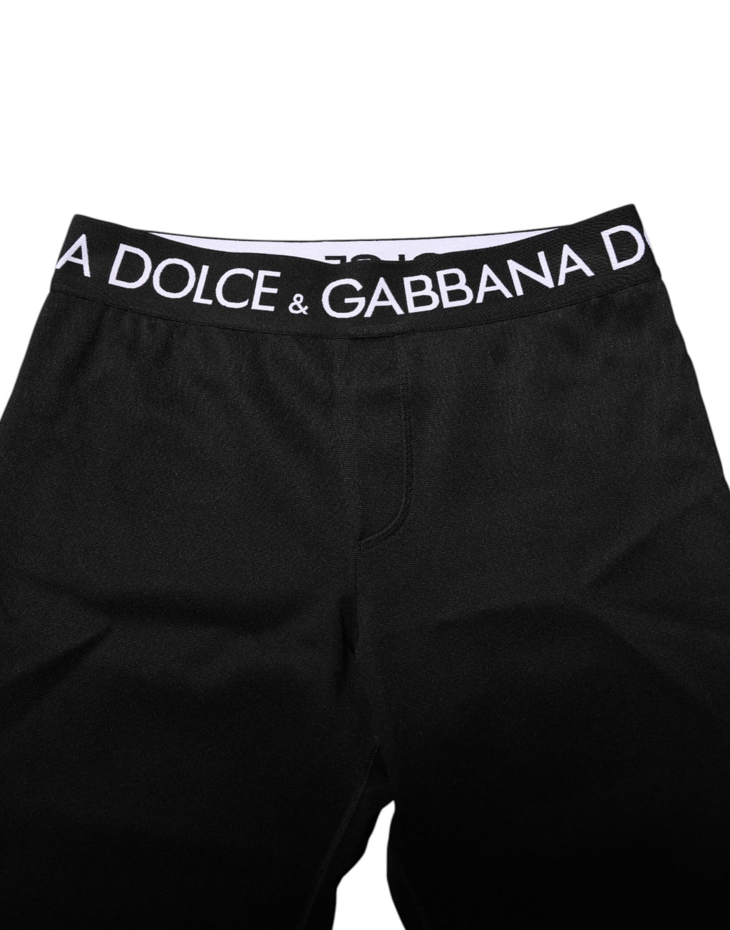 Pantalon de jogging skinny en nylon noir Dolce &amp; Gabbana pour homme
