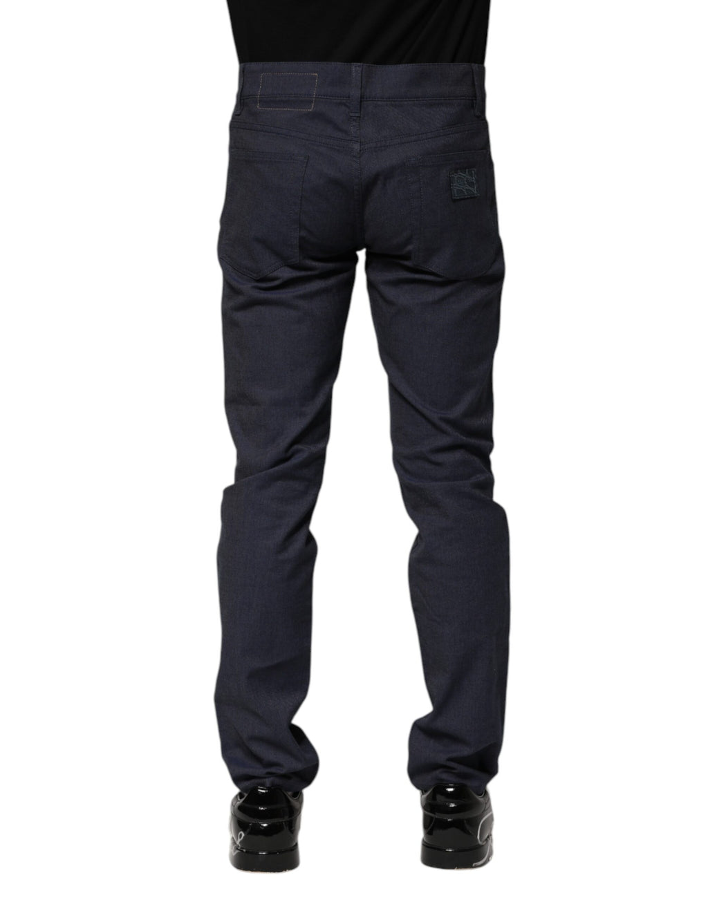Jean skinny en coton bleu foncé Dolce &amp; Gabbana