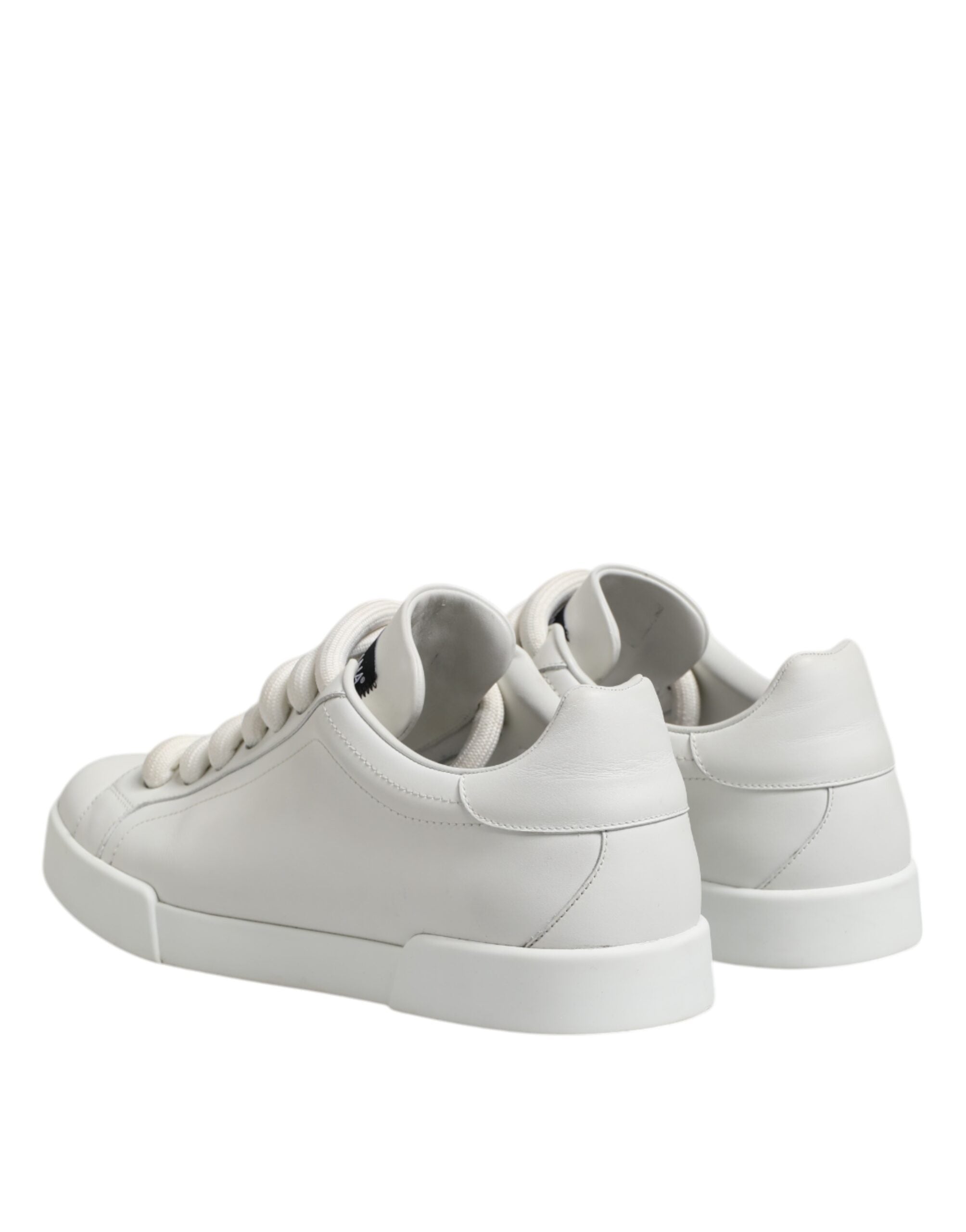 Baskets basses à lacets Dolce &amp; Gabbana pour homme avec logo blanc
