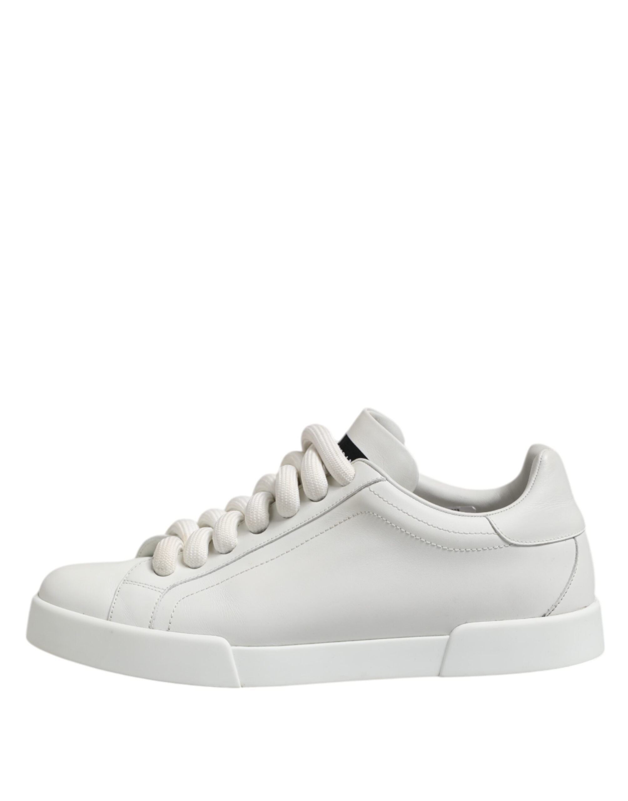 Baskets basses à lacets Dolce &amp; Gabbana pour homme avec logo blanc