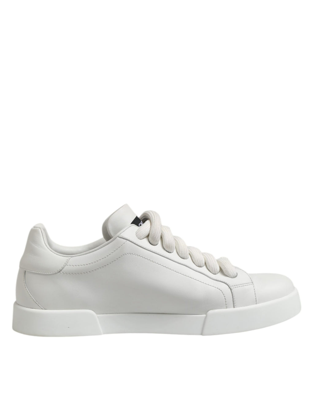 Baskets basses à lacets Dolce &amp; Gabbana pour homme avec logo blanc