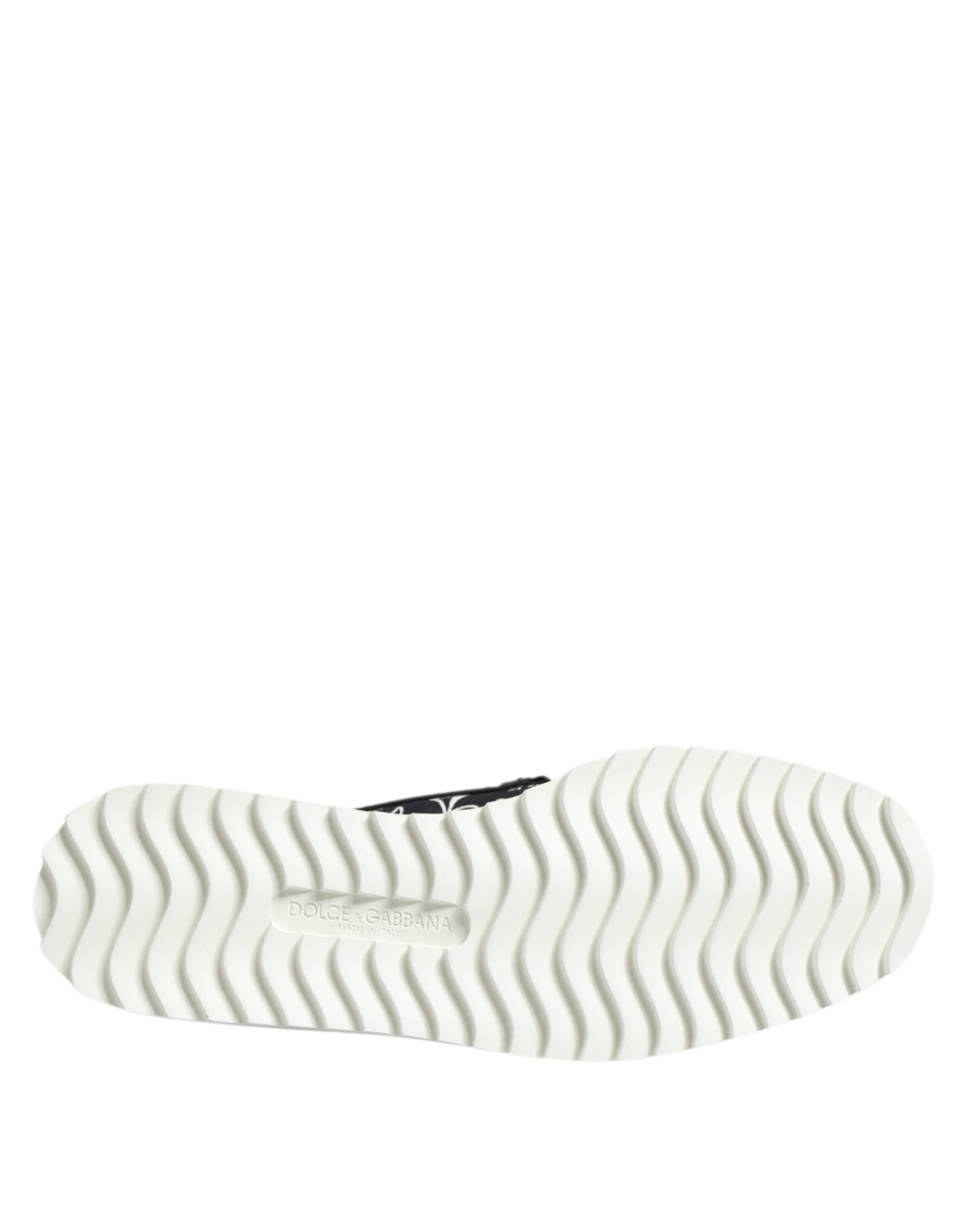 Mocassins imprimés noirs Dolce &amp; Gabbana pour homme