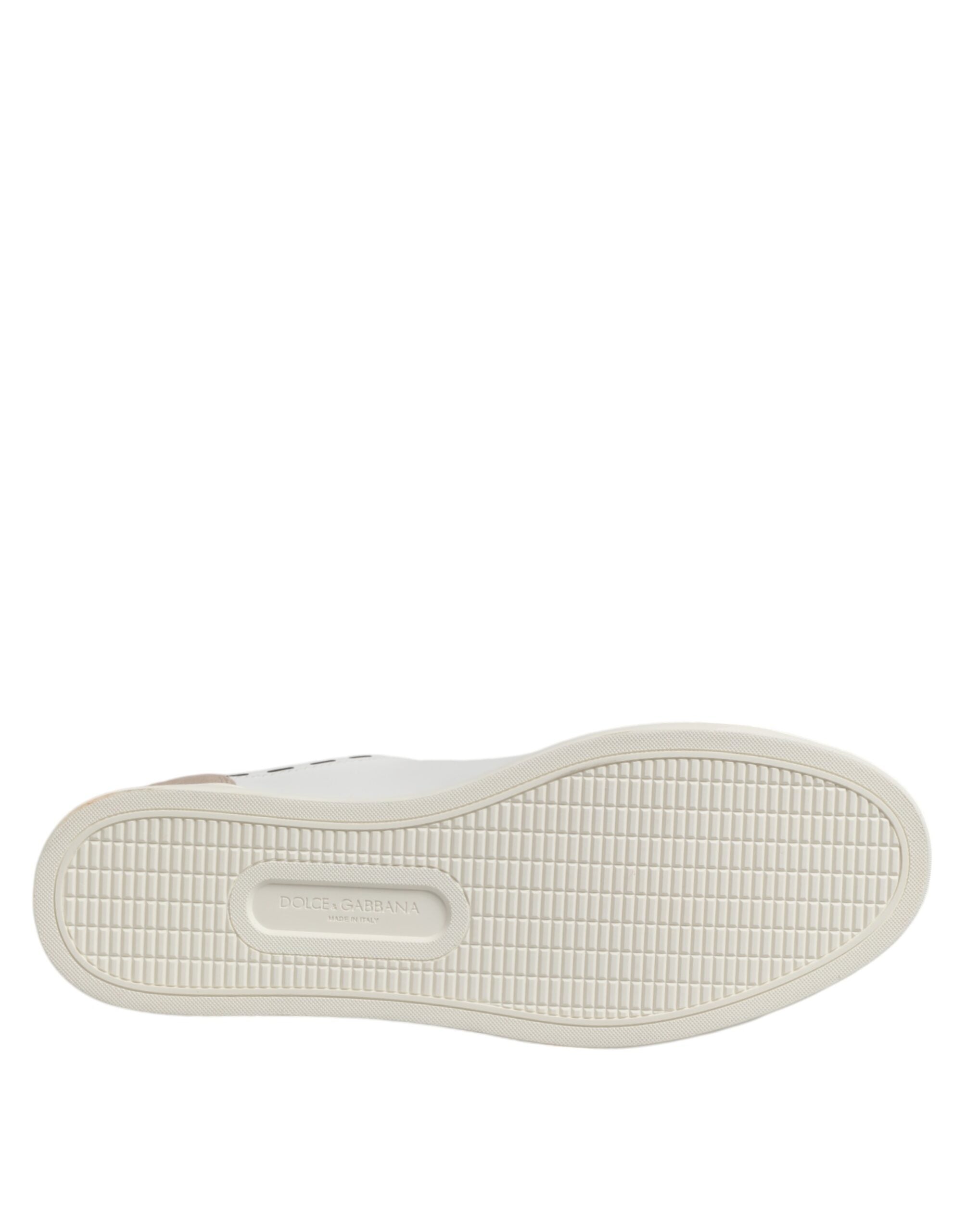 Baskets basses Dolce &amp; Gabbana en cuir blanc Milano