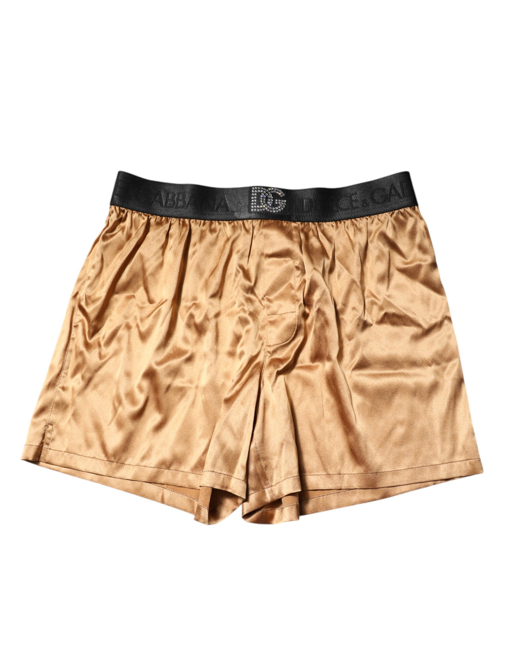 Ensemble de sous-vêtements Dolce &amp; Gabbana beige pour homme avec boxer et masque pour les yeux