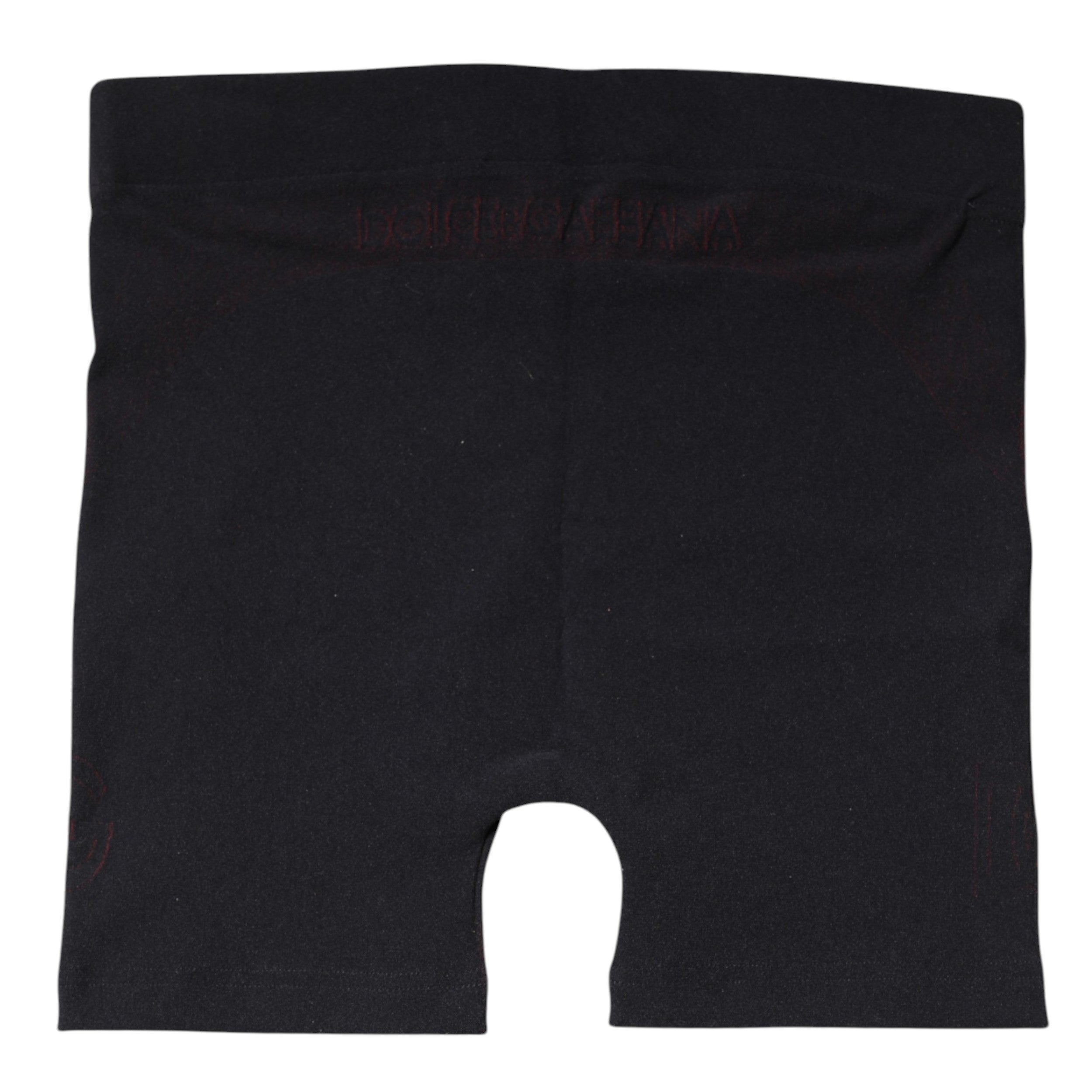 Boxer en nylon extensible noir Dolce &amp; Gabbana