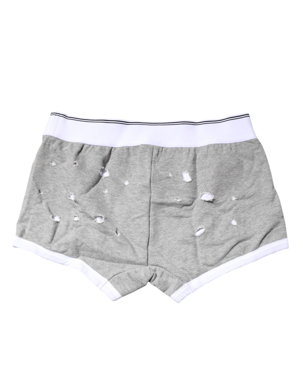 Dolce &amp; Gabbana – Boxershorts aus grauer Stretch-Baumwolle in regulärer Passform