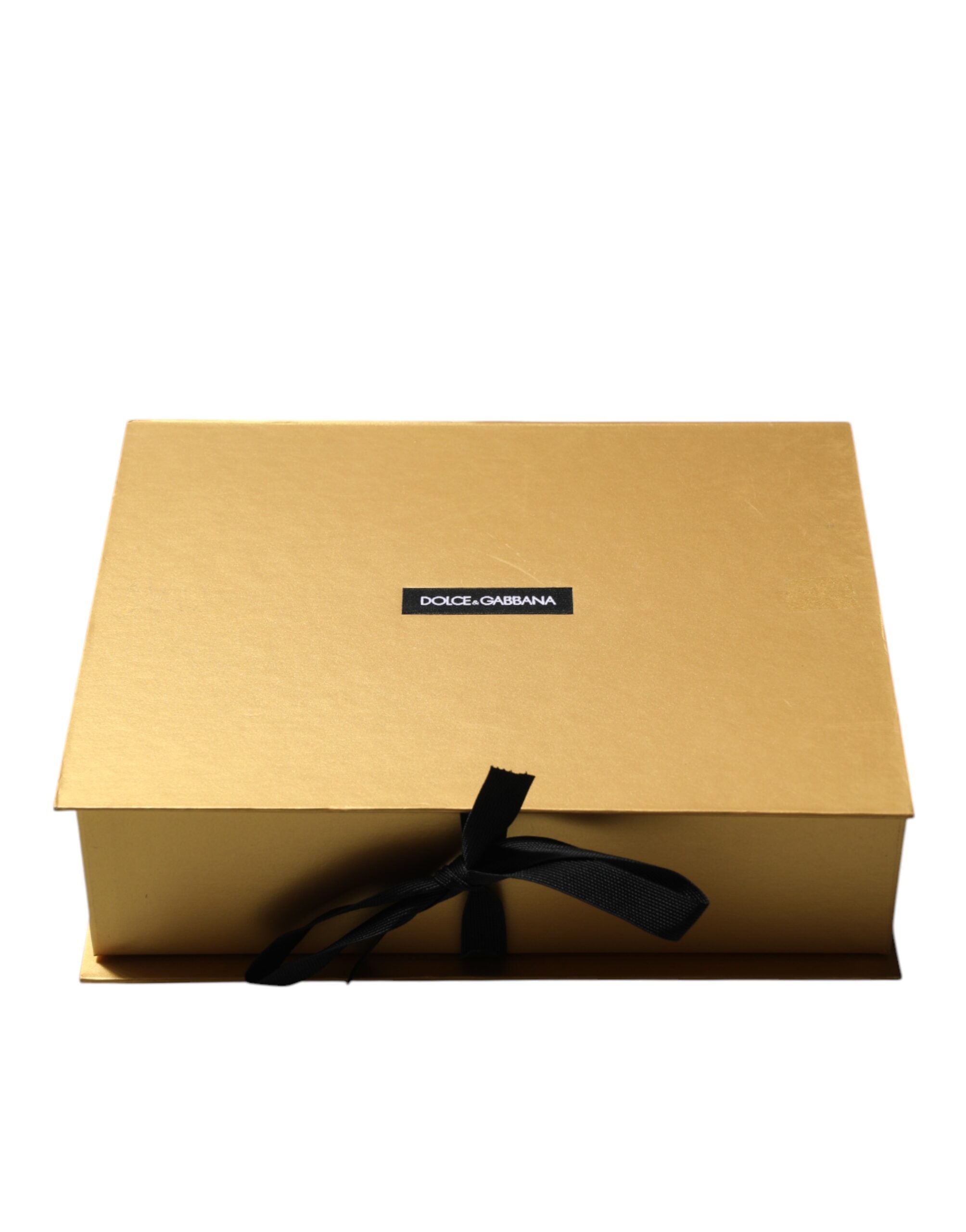 Boxer noir à taille régulière avec logo Dolce &amp; Gabbana