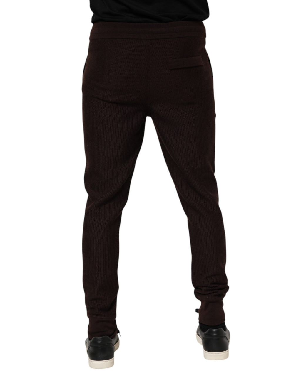 Pantalon de jogging en cachemire marron Dolce &amp; Gabbana pour homme