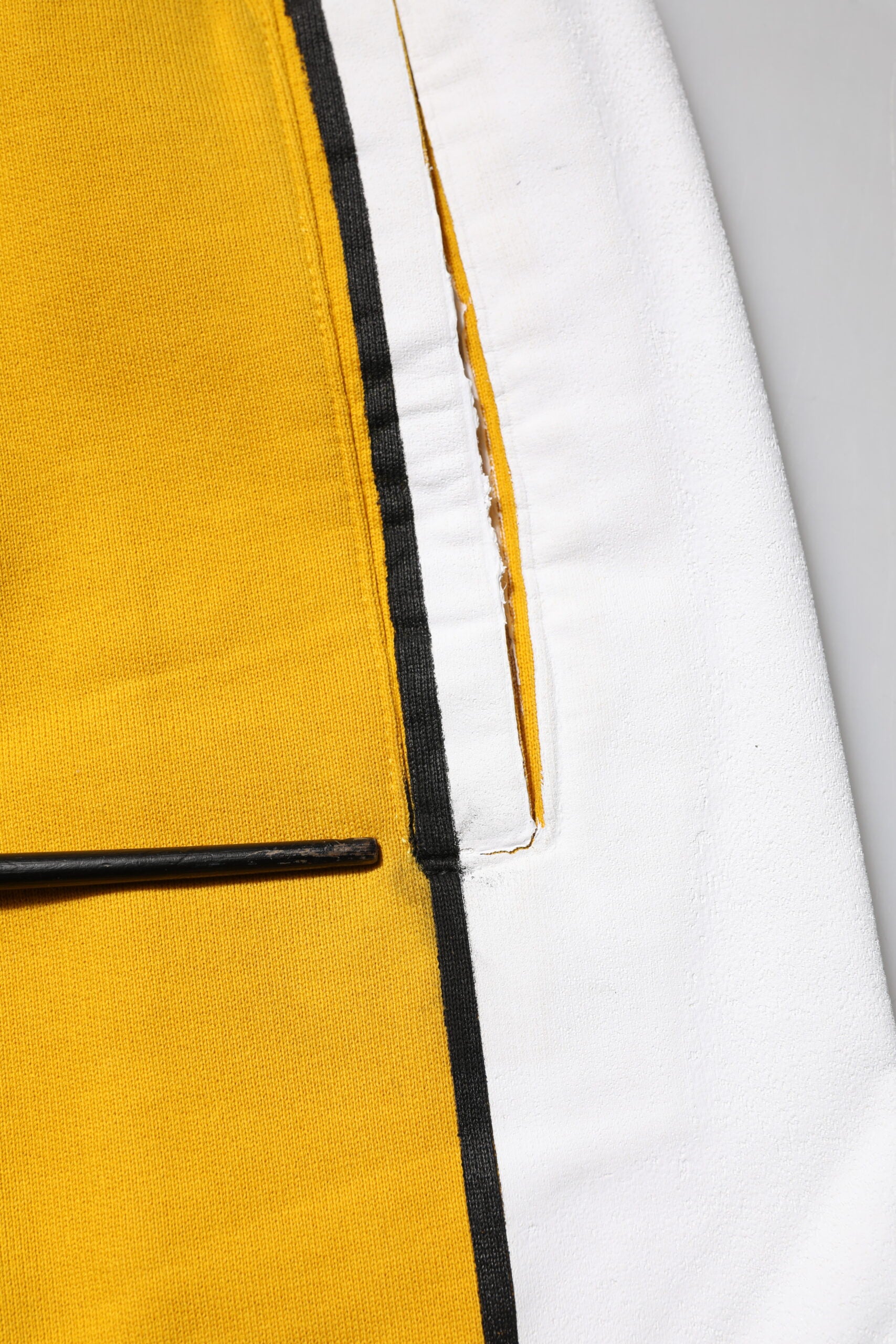 Pantalon de jogging à cordon de serrage en coton jaune Dolce &amp; Gabbana