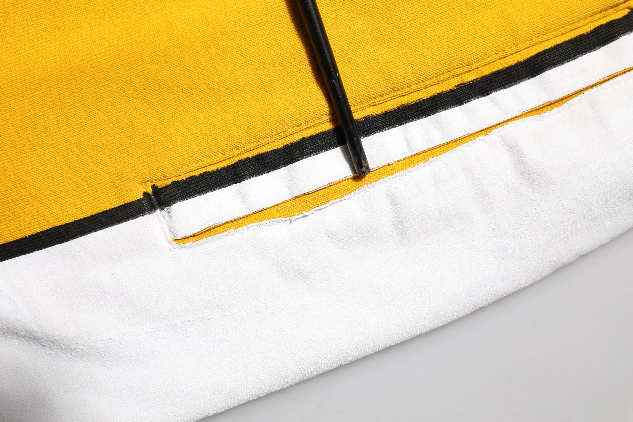 Pantalon de jogging à cordon de serrage en coton imprimé jaune Dolce &amp; Gabbana