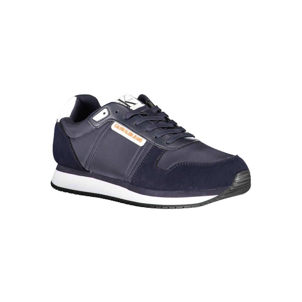 Baskets Calvin Klein en polyester bleu