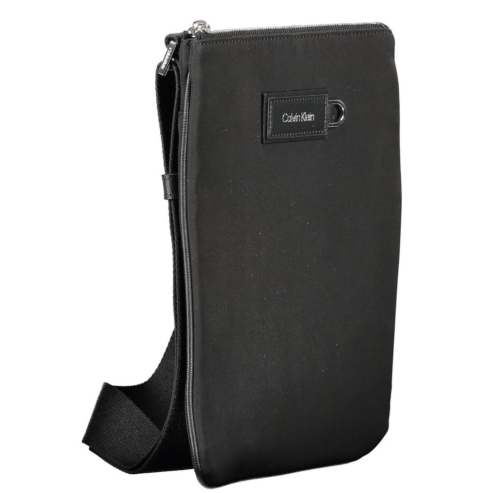 Sac à bandoulière en polyester noir Calvin Klein