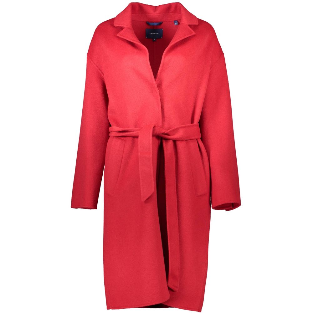 Vestes et manteaux en laine rouge Gant