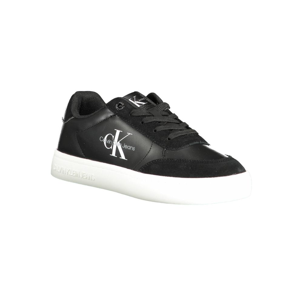 Baskets noires en polyester Calvin Klein