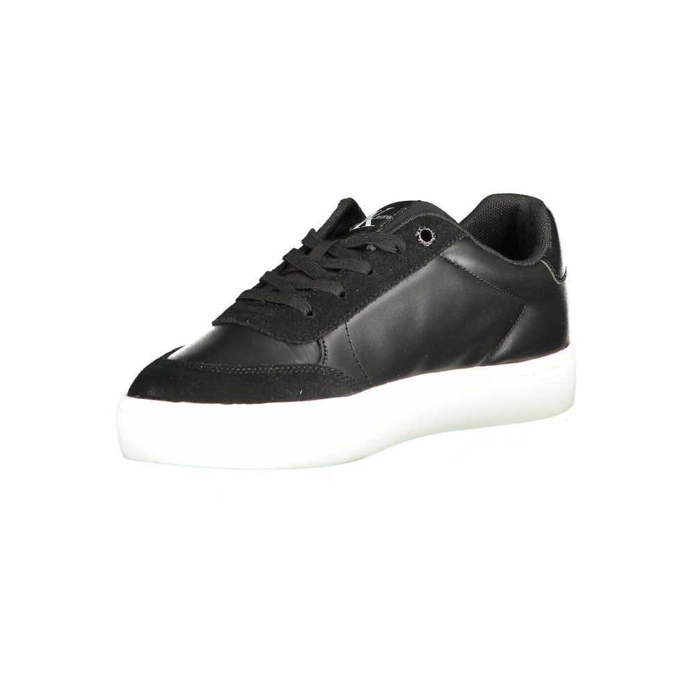 Baskets noires en polyester Calvin Klein