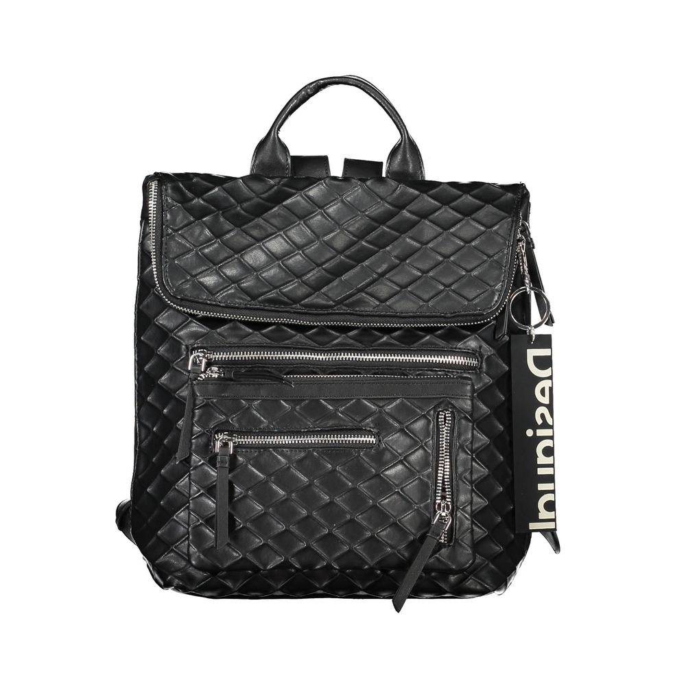 Desigual Black Polyethylene Backpack