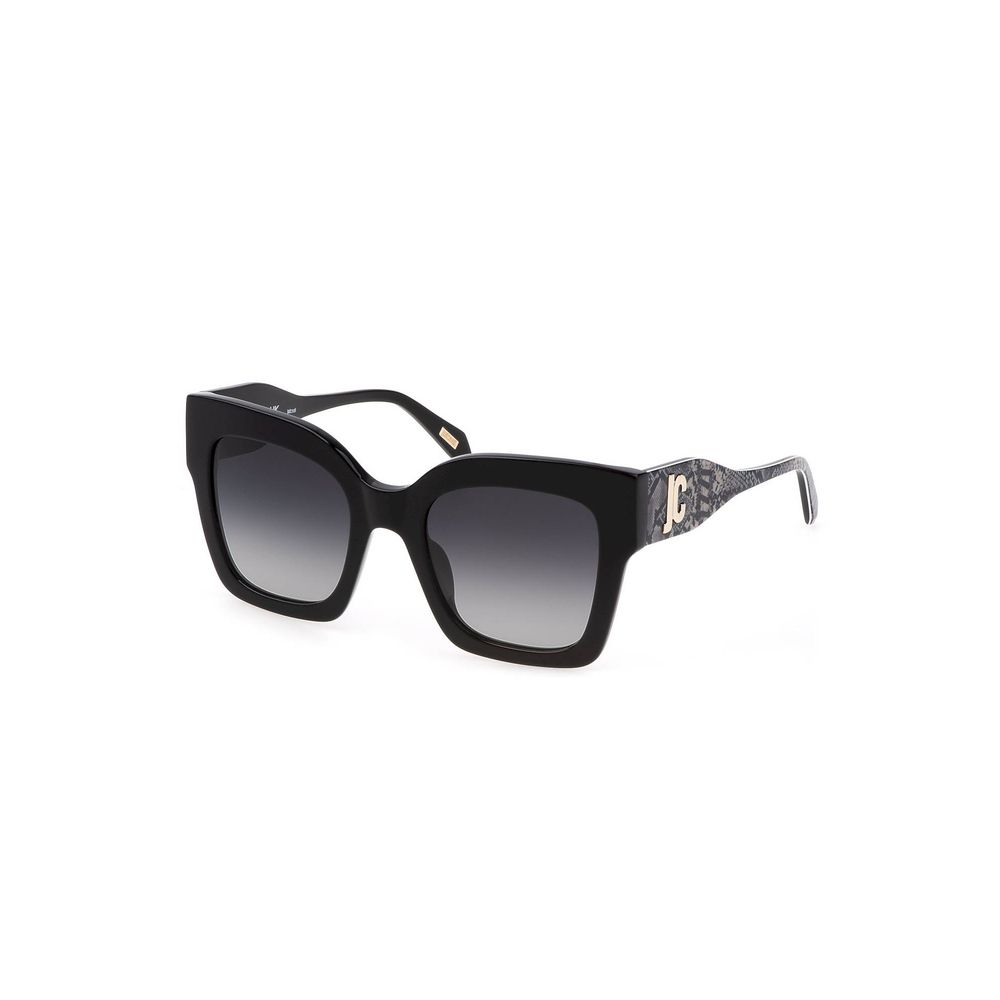 Lunettes de soleil en plastique noir Just Cavalli