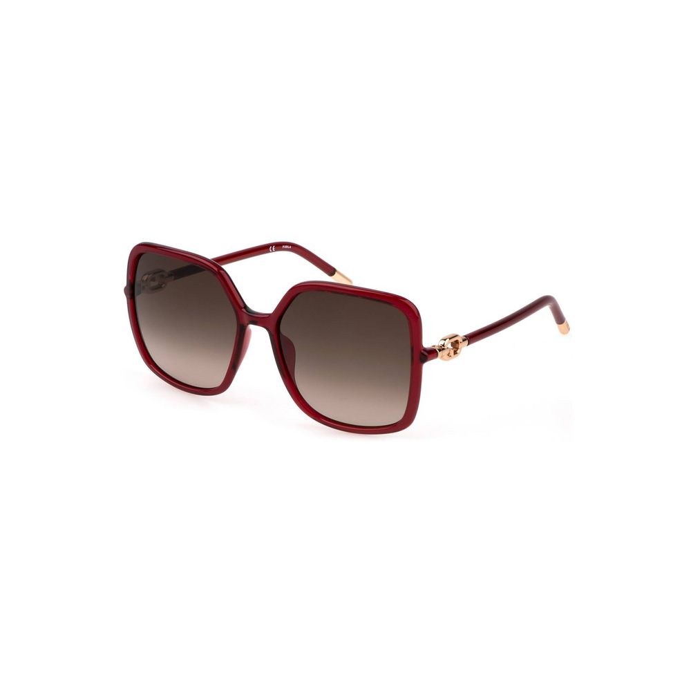 Furla – Rote Sonnenbrille aus Polycarbonat