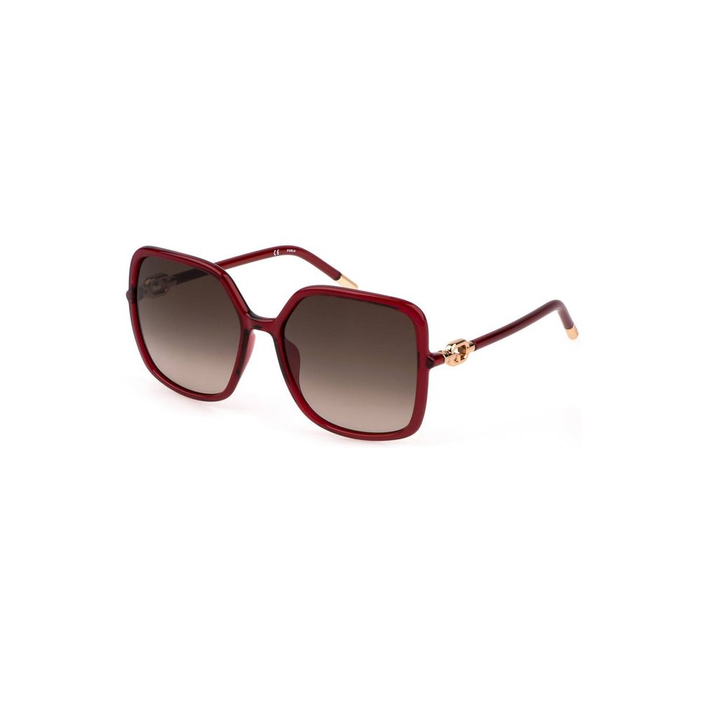 Furla – Rote Sonnenbrille aus Polycarbonat