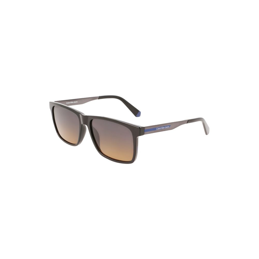 Calvin Klein – Schwarze Sonnenbrille aus Kunststoff