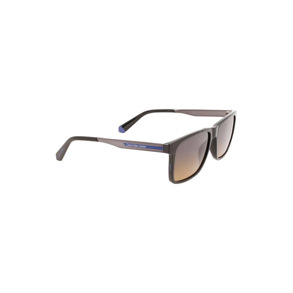 Calvin Klein – Schwarze Sonnenbrille aus Kunststoff