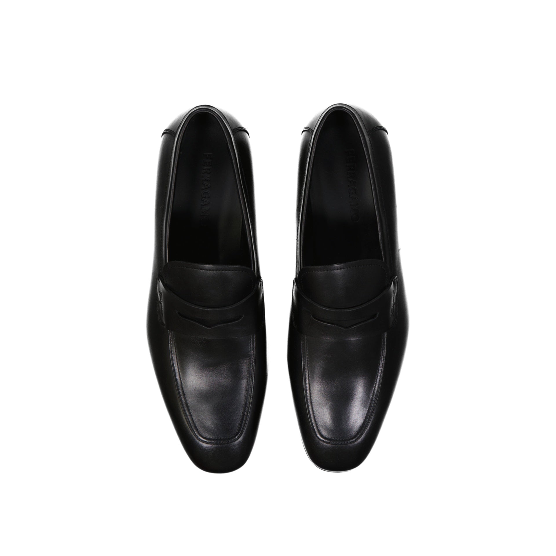 Salvatore Ferragamo Gray Loafers