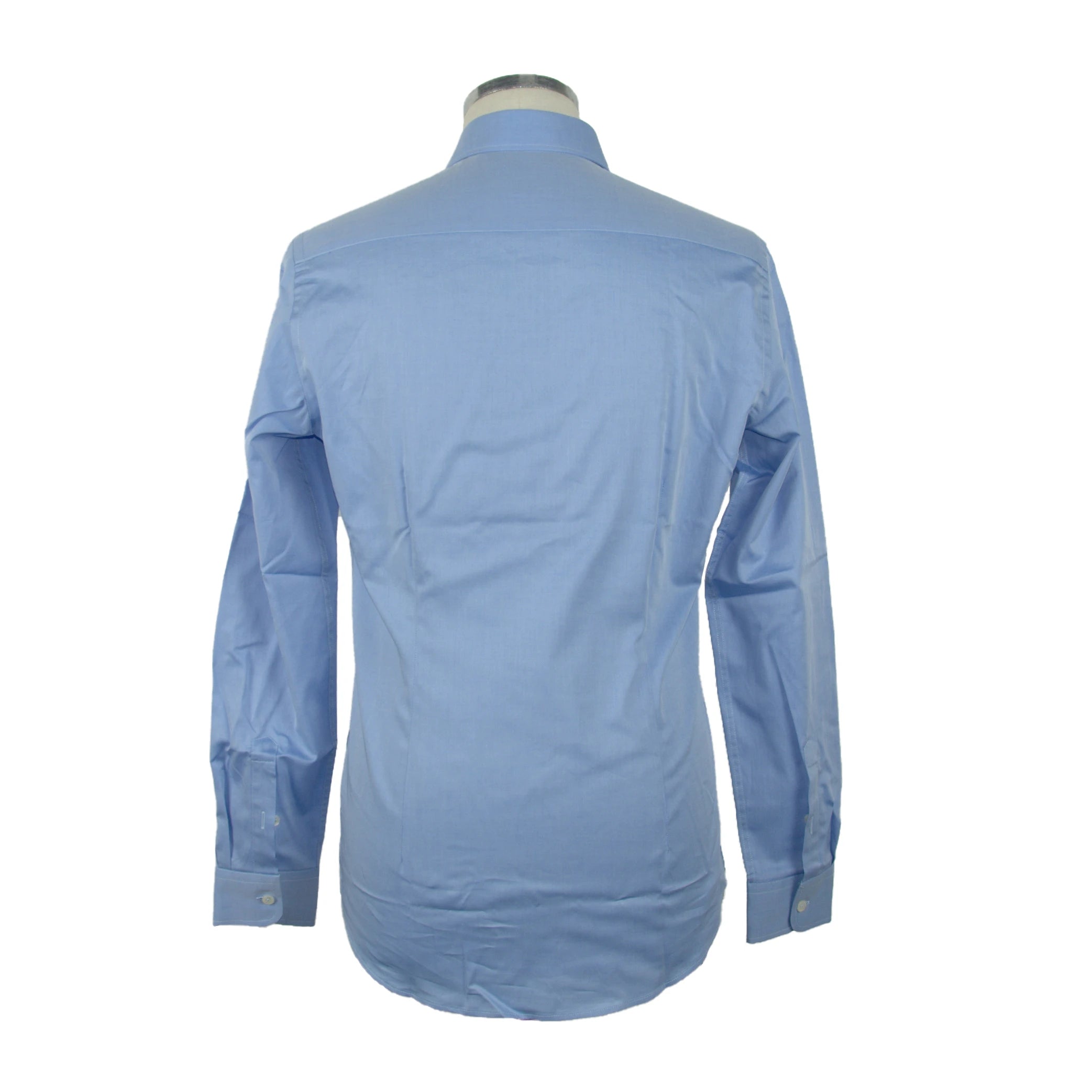 100% Milano Shirts Light Blue Man