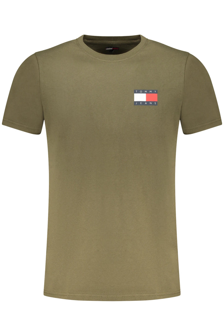 TOMMY HILFIGER MEN&#39;S SHORT-SLEEVED T-SHIRT GREEN