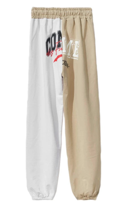 Comme Des Fuckdown Trousers Beige Woman